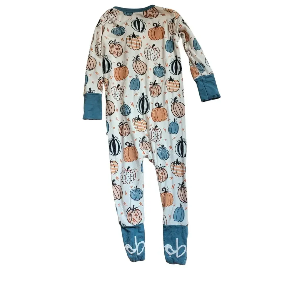 Birdie & Bean Bamboo Pumpkin Zippy